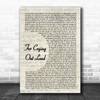 MEAT LOAF For Crying Out Loud Vintage Script Song Lyric Print