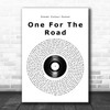 Ocean Colour Scene One For The Road Vinyl Record Song Lyric Print