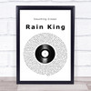 Counting Crows Rain King Vinyl Record Song Lyric Print