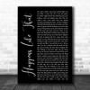 Granger Smith Happens Like That Black Script Song Lyric Music Wall Art Print