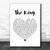 Zakk Wylde The King White Heart Song Lyric Print