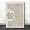 Elton John I Guess That's Why They Call It The Blues Vintage Script Song Lyric Quote Music Print