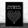 Willie Nelson Angel Flying Too Close To The Ground Black Heart Song Lyric Quote Music Print