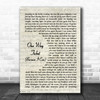 LeAnn Rimes One Way Ticket (Because I Can) Vintage Script Song Lyric Quote Music Print