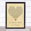 Ben Platt In Case You Don't Live Forever Vintage Heart Song Lyric Quote Music Print