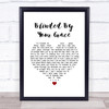 Stormzy Blinded By Your Grace, Pt. 1 White Heart Song Lyric Quote Music Print