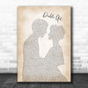 Scouting For Girls Double Act Man Lady Bride Groom Wedding Song Lyric Quote Music Print