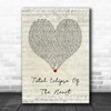 Bonnie Tyler Total Eclipse Of The Heart Script Heart Song Lyric Quote Music Print