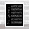 Stereophonics I Wanna Get Lost With You Black Script Song Lyric Quote Music Print
