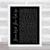 The Elgins Heaven Must Have Sent You Black Script Song Lyric Quote Music Print