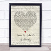 Dolly Parton Love Is Like A Butterfly Script Heart Song Lyric Quote Music Print