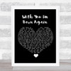 Billy Preston & Syreeta With You I'm Born Again Black Heart Song Lyric Quote Music Print