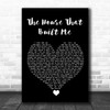 Miranda Lambert The House That Built Me Black Heart Song Lyric Quote Music Print