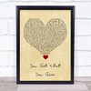 New Radicals You Get What You Give Vintage Heart Song Lyric Quote Music Print