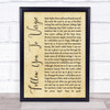 Tyler Childers Follow You To Virgie Rustic Script Song Lyric Quote Music Print