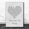 Gerry & The Pacemakers Ferry Cross The Mersey Grey Heart Song Lyric Quote Music Print