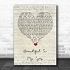 Joshua Kadison Beautiful In My Eyes Script Heart Song Lyric Quote Music Print