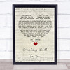 Tom Petty Crawling Back To You Script Heart Song Lyric Quote Music Print