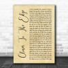 Thirty Seconds To Mars Closer To The Edge Rustic Script Song Lyric Quote Music Print