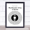 Tina Turner Nutbush City Limits Vinyl Record Song Lyric Quote Music Print
