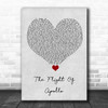 Angels & Airwaves The Flight Of Apollo Grey Heart Song Lyric Quote Music Print
