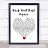 Blackberry Smoke Rock And Roll Again White Heart Song Lyric Quote Music Print