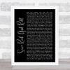 Fall Out Boy Save Rock And Roll Black Script Song Lyric Quote Music Print