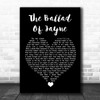 L.A. Guns The Ballad Of Jayne Black Heart Song Lyric Quote Music Print