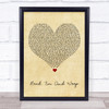 Meat Loaf Read 'Em And Weep Vintage Heart Song Lyric Quote Music Print