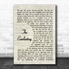 Manic Street Preachers The Everlasting Vintage Script Song Lyric Quote Music Print