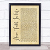 A Day To Remember Have Faith In Me Rustic Script Song Lyric Quote Music Print