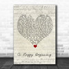 Jennifer Morrison A Happy Beginning Script Heart Song Lyric Quote Music Print Jennifer Morrison A Happy Beginning Script Heart Song Lyric Quote Music Print