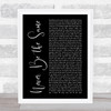 Camila Cabello Never Be the Same Black Script Song Lyric Quote Music Print