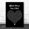 Jack Savoretti What More Can I Do Black Heart Song Lyric Quote Music Print