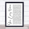 Garth Brooks She's Every Woman White Script Song Lyric Quote Music Print