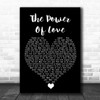 Gabrielle Aplin The Power Of Love Black Heart Song Lyric Quote Music Print