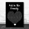 The Revivalists All In The Family Black Heart Song Lyric Quote Music Print