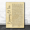 Jack Savoretti Beginning Of Us Rustic Script Song Lyric Quote Music Print