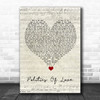 Alex Cameron Politics Of Love Script Heart Song Lyric Quote Music Print