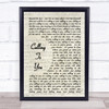 Robert Plant Calling To You Vintage Script Song Lyric Quote Music Print