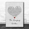 The Cure The Hanging Garden Grey Heart Song Lyric Quote Music Print