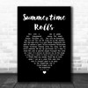 Jane's Addiction Summertime Rolls Black Heart Song Lyric Quote Music Print