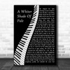 Procol Harum A Whiter Shade Of Pale Piano Song Lyric Quote Music Print