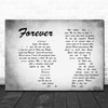Ben Harper Forever Man Lady Couple Grey Song Lyric Quote Music Print