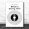 The Snuts Whats Going On Vinyl Record Song Lyric Quote Music Print