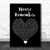 LeAnn Rimes Please Remember Black Heart Song Lyric Quote Music Print