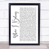Switchfoot Where I Belong White Script Song Lyric Quote Music Print
