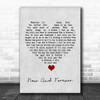 Richard Marx Now And Forever Grey Heart Song Lyric Quote Music Print