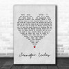 The Hollies Jennifer Eccles Grey Heart Song Lyric Quote Music Print