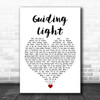 Foy Vance Ft Ed Sheeran Guiding Light White Heart Song Lyric Quote Music Print
